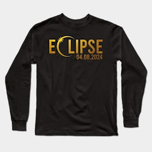 Total Solar Eclipse 2024 Long Sleeve T-Shirt